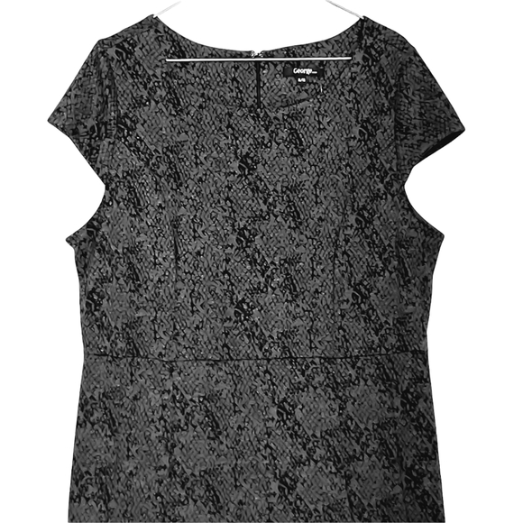 George Grey Print Sleeveless Dress - Picture 5 of 14